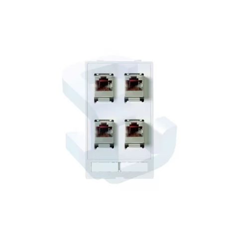 Insertie panou, 4 x RJ45 - mama